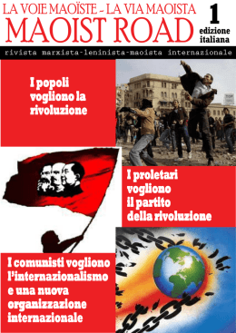 la voie mao&iuml;ste - la via maoista