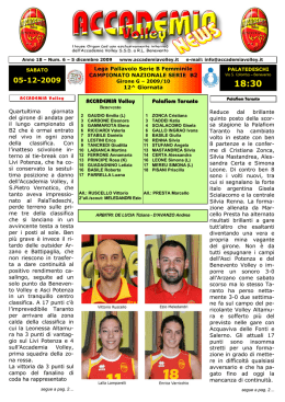 Num. 6 - Accademia Volley Benevento