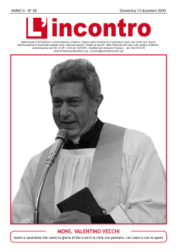 13 dicembre 2009 - Il Centro don Vecchi