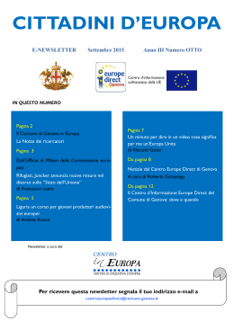 settembre - Comune di Genova.