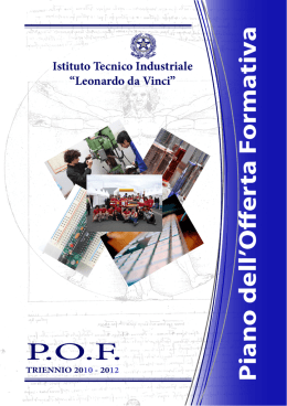 P iano dell`O ff erta Forma tiv a POF