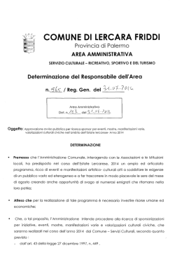 COMUNE DI LERCARA FRIDDI