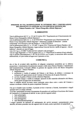 avviso pubbl.per servizi pantaleo e majorano