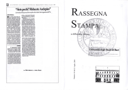 Page 1 8| UFHclo RaPPoRTl CON GLI ORGANI Dt INFORMAZIONE