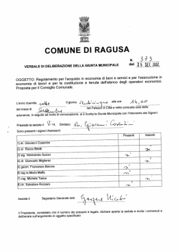 cqmune di ragusa - Comune di Ragusa