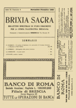 n. 6 - Brixia Sacra