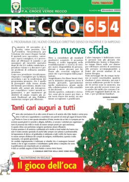 La nuova sfida - Croce Verde Recco