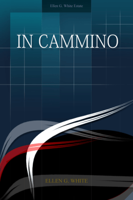 In cammino (1920) - Ellen G. White Writings