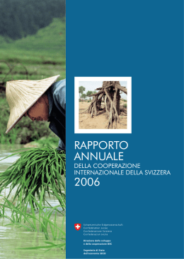 Rapporto annuale 2006 DSC / SECO &ndash; Cooperatione