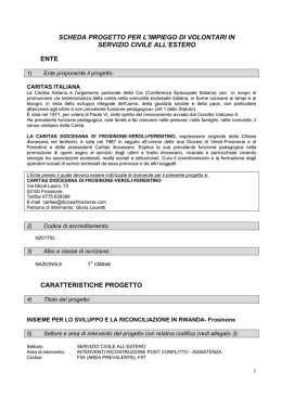 Insieme per lo sviluppo e la riconciliazione in