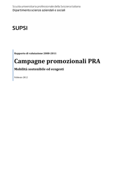 Campagne promozion Campagne promozionali