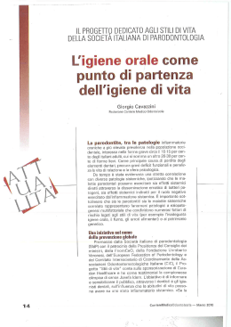 Corriere medico odontoiatra - Marzo 2010