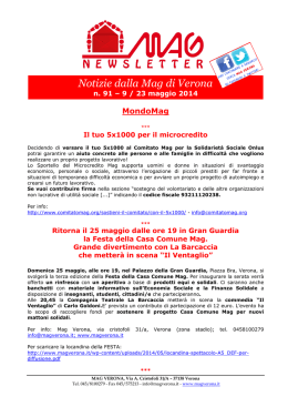 Newsletter Mag Verona n 91
