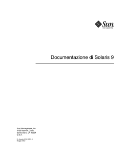 Documentazione di Solaris 9