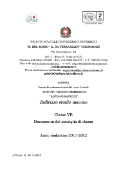 v mercurio - ISIS `R. Del Rosso