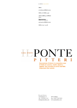 27/28/29 APRILE 2010 ORE 10 E ORE 14.30 ASTA LIBRI 30