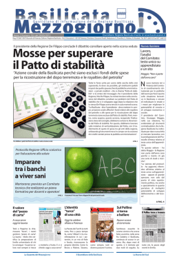Mosse per superare il Patto di stabilit&agrave;