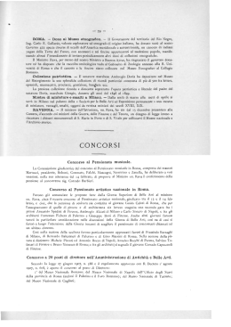 concorsi - Bollettino d`Arte