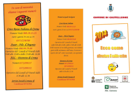 l`opuscolo del comune di castelleone