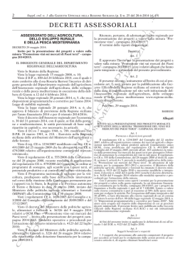 Decreto 29 maggio 2014