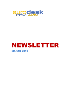 Newsletter Marzo 2010