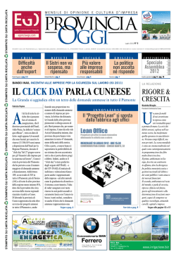Luglio 2012 - Confindustria Cuneo