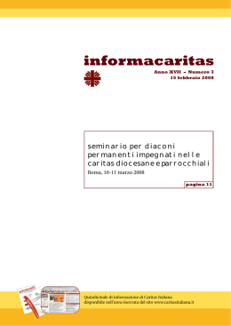 informacaritas - Caritas Italiana