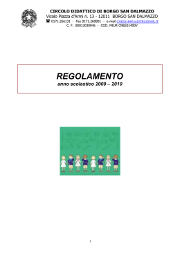 Regolamento