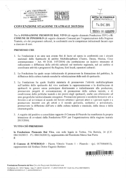Convenzione - CSI Piemonte