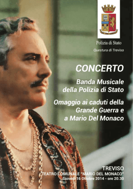 opuscolo concerto - Questure sul web