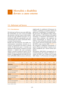 Scarica la Mortalit&agrave; e disabilit&agrave; dovute a cause esterne