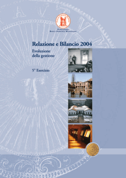 Relazione e Bilancio 2004