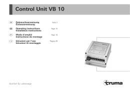 Control Unit VB 10