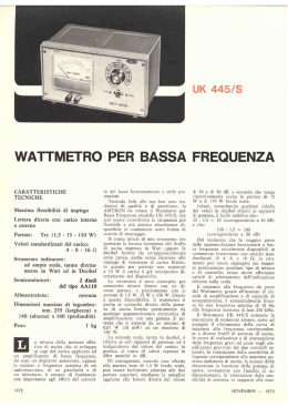 Amtron UK445S - Audio wattmeter