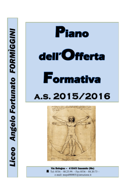POF a.s. 2015/2016 - "AF Formiggini"