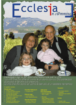 In questo numero: Concilio Vaticano II 2009-2010