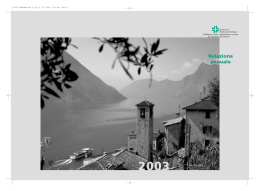 Relazione annuale 2003 - Schweizer Tourismus