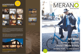 Merano Magazine Sommer 2013