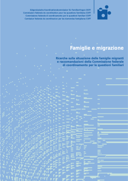 Famiglie e migrazione - Université de Neuchâtel