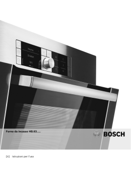 Forno da incasso HB.63..