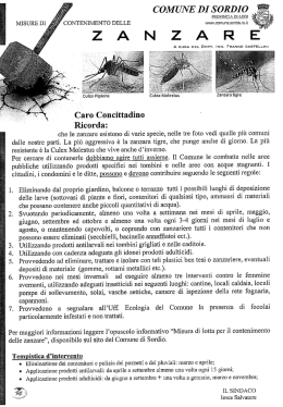 Volantino informativo