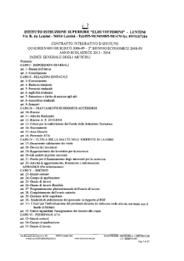 ISTITUTO ISTRUZIONE SUPERIORE &ldquo;ELIO