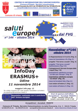 SalUtiEuropei n° 144 – ottobre 2014
