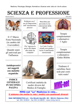 Scienza e Professione marzo 2011.pub