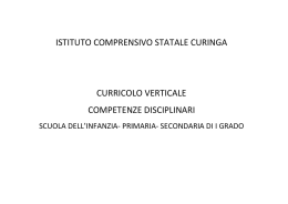 curricolo - Curinga Scuola