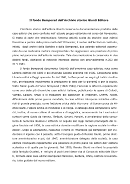 Bemporad dell`Archivio storico Giunti Editore