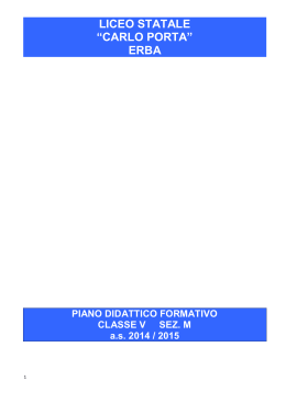 5M PIANO DIDATTICO FORMATIVO