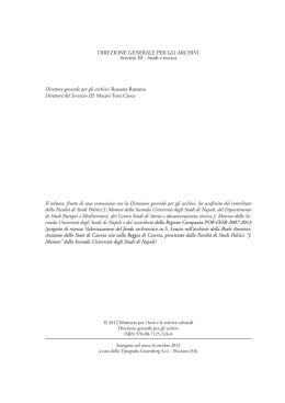 Virt&ugrave; cavalleresca e antichit&agrave; di lignaggio. La Real Camera di S