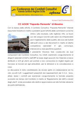 CC AOOR “Papardo-Piemonte” di Messina