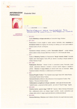 FORAZION`Ì Elisabetta Gilioli ERSNALÌ